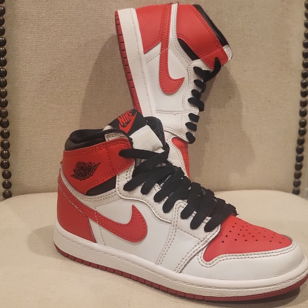 Jordan Mid Size 1 Y Red Nike Shoes